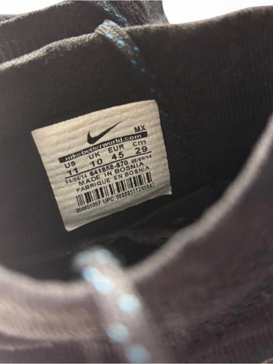 Nike Mercurial Superfly IV CR7 FG Size 11 641858 670 Carbon Black Gala Glimmer - Picture 4 of 8